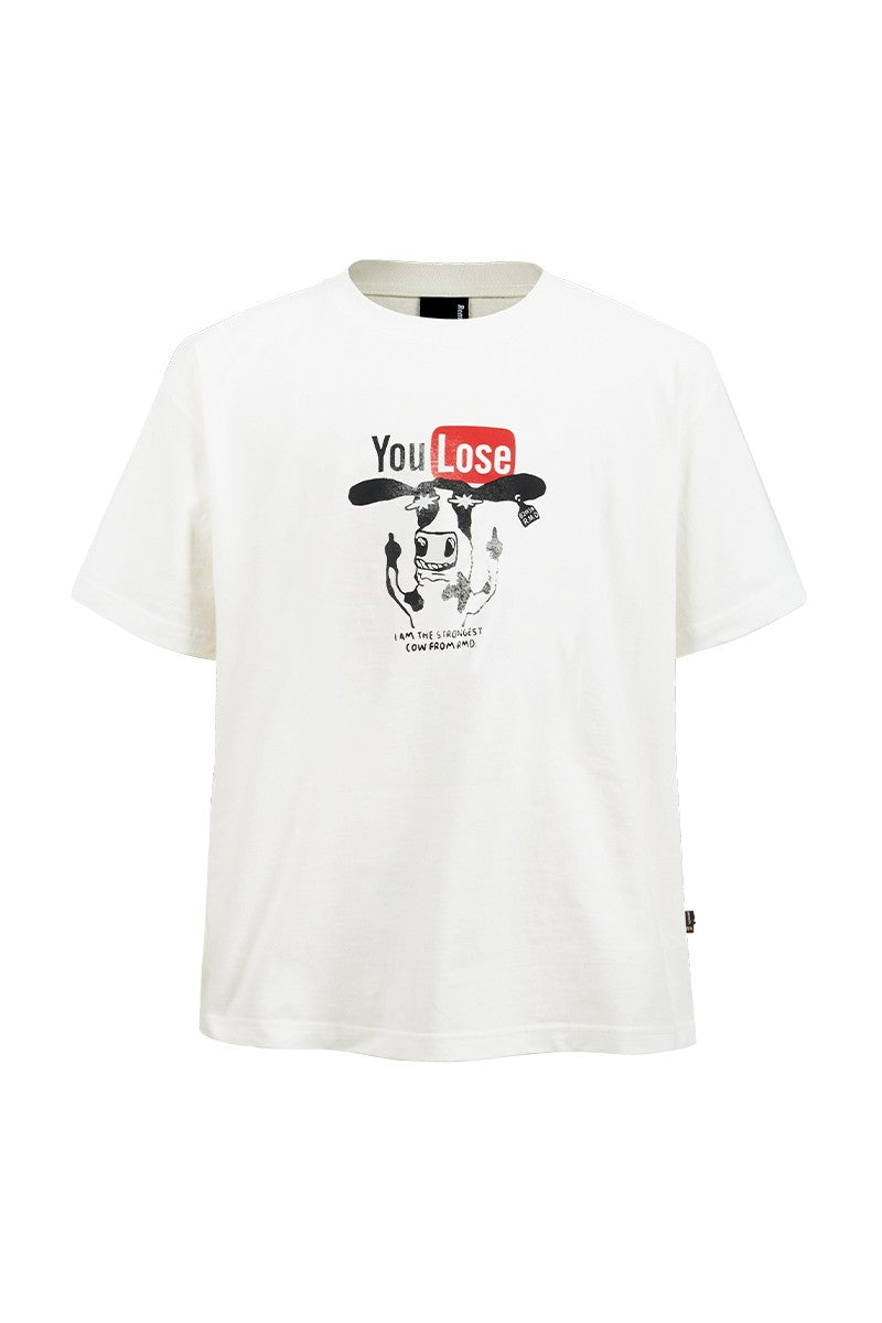 Parody Cow Graphic Tee