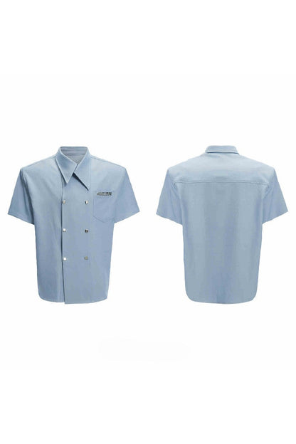 Double Breasted Shirt Tee