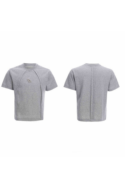 Deconstructed Logo Boxy Tee
