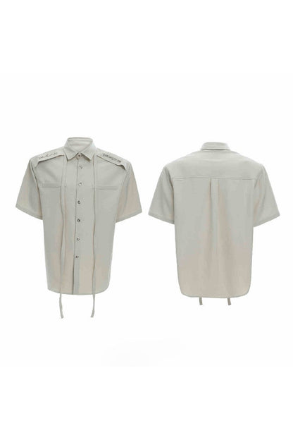 Ribbon Detail Shirt Tee