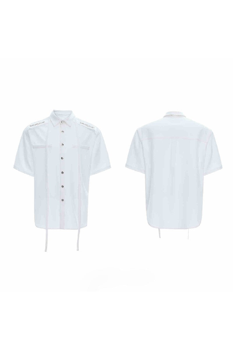 Ribbon Detail Shirt Tee