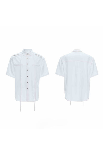 Ribbon Detail Shirt Tee