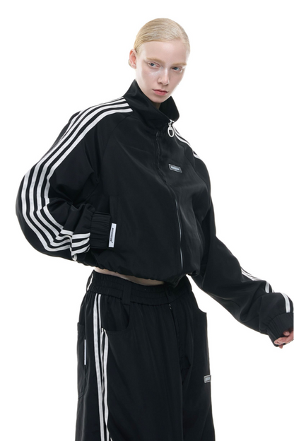 Striped Retro Track Jacket