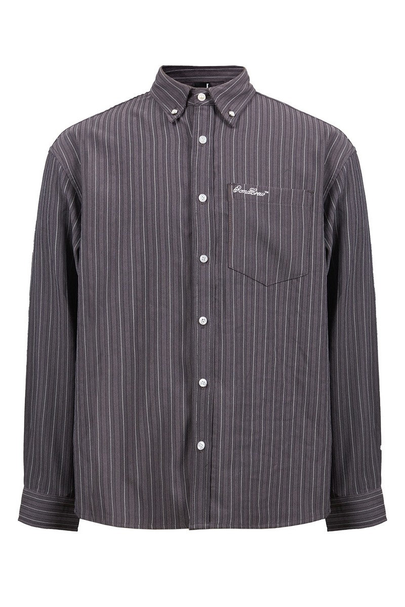 Striped Cleanfit Shirt Jacket