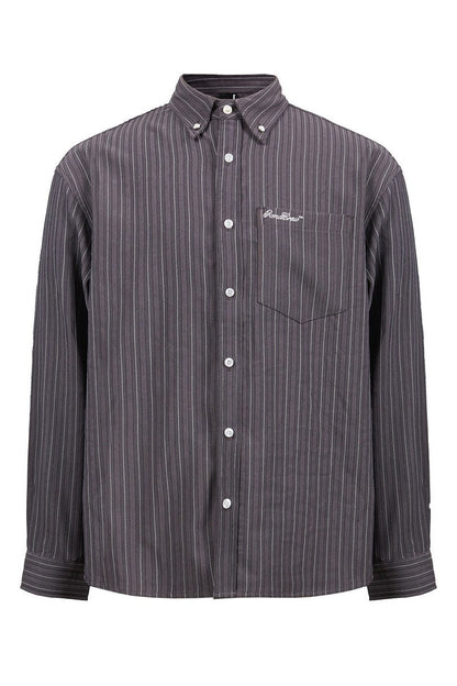 Striped Cleanfit Shirt Jacket
