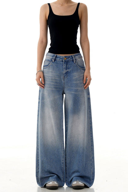 Haze Blue Whisker Jeans
