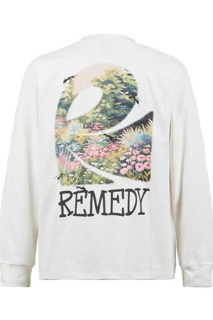 Floral Insect Embroidery Tee