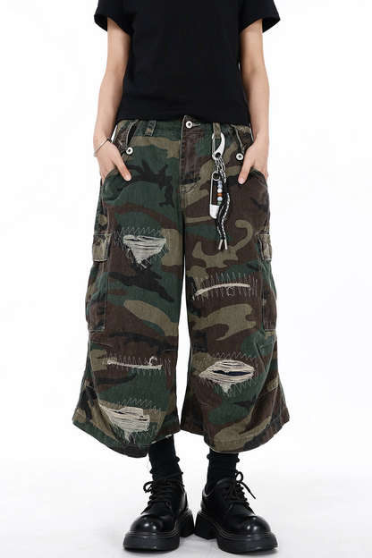 Camo Cargo Shorts