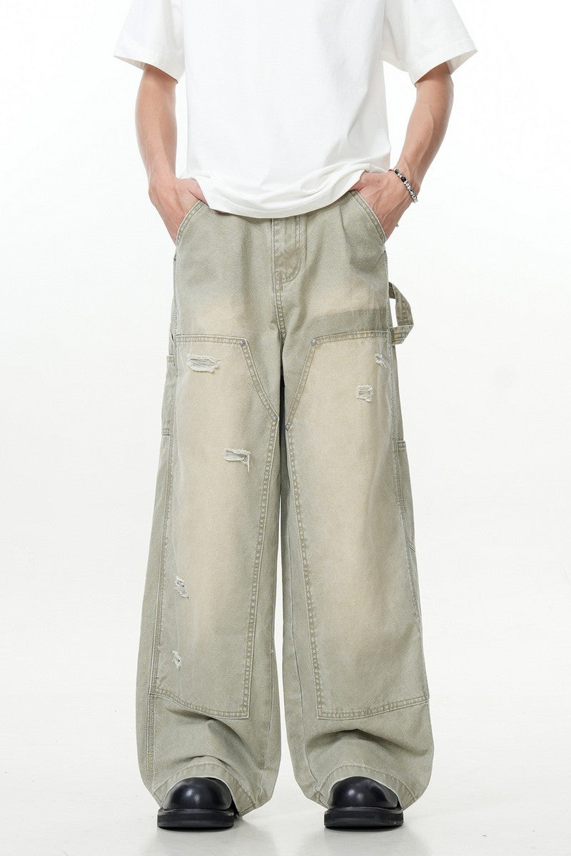 Vintage Distressed Work Pants