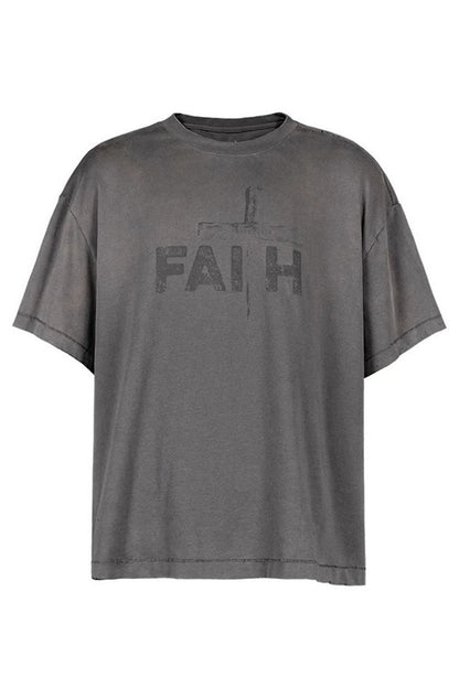 Faithless Vintage Gray Tee