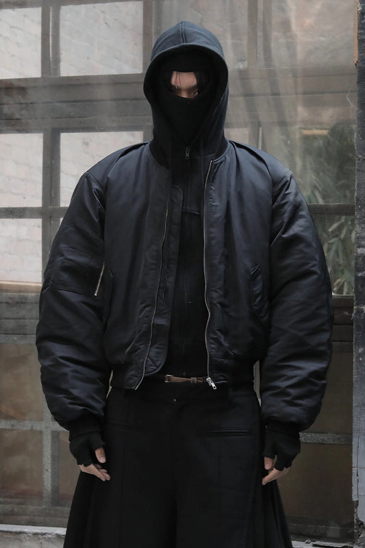 Machete Cut Bomber Jacket