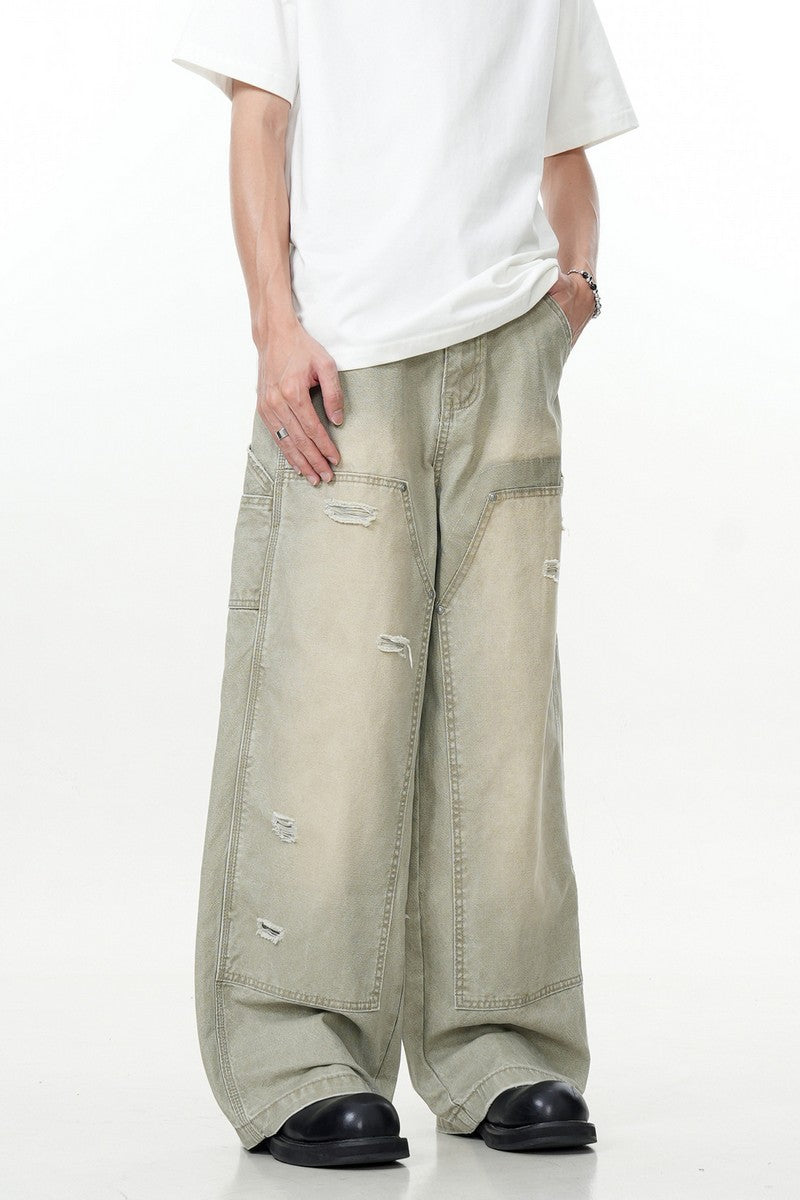 Vintage Distressed Work Pants