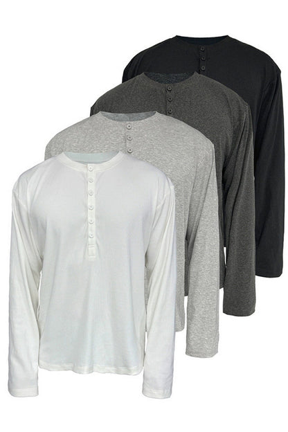 Henry Collar Knit Shirt