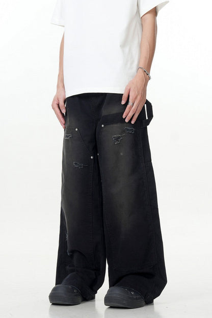 Vintage Distressed Work Pants