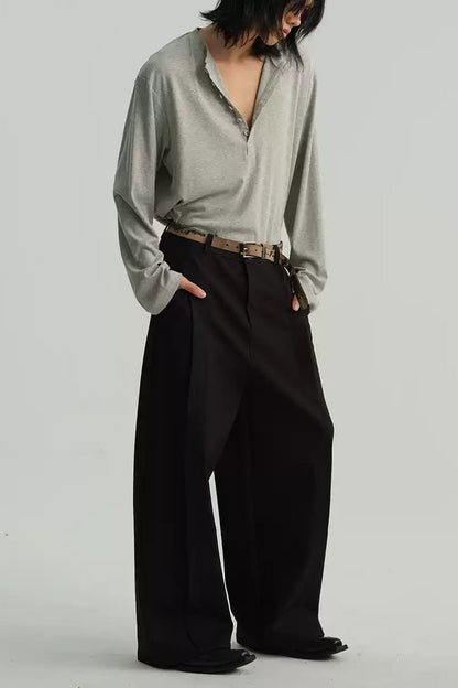 Henry Collar Knit Shirt