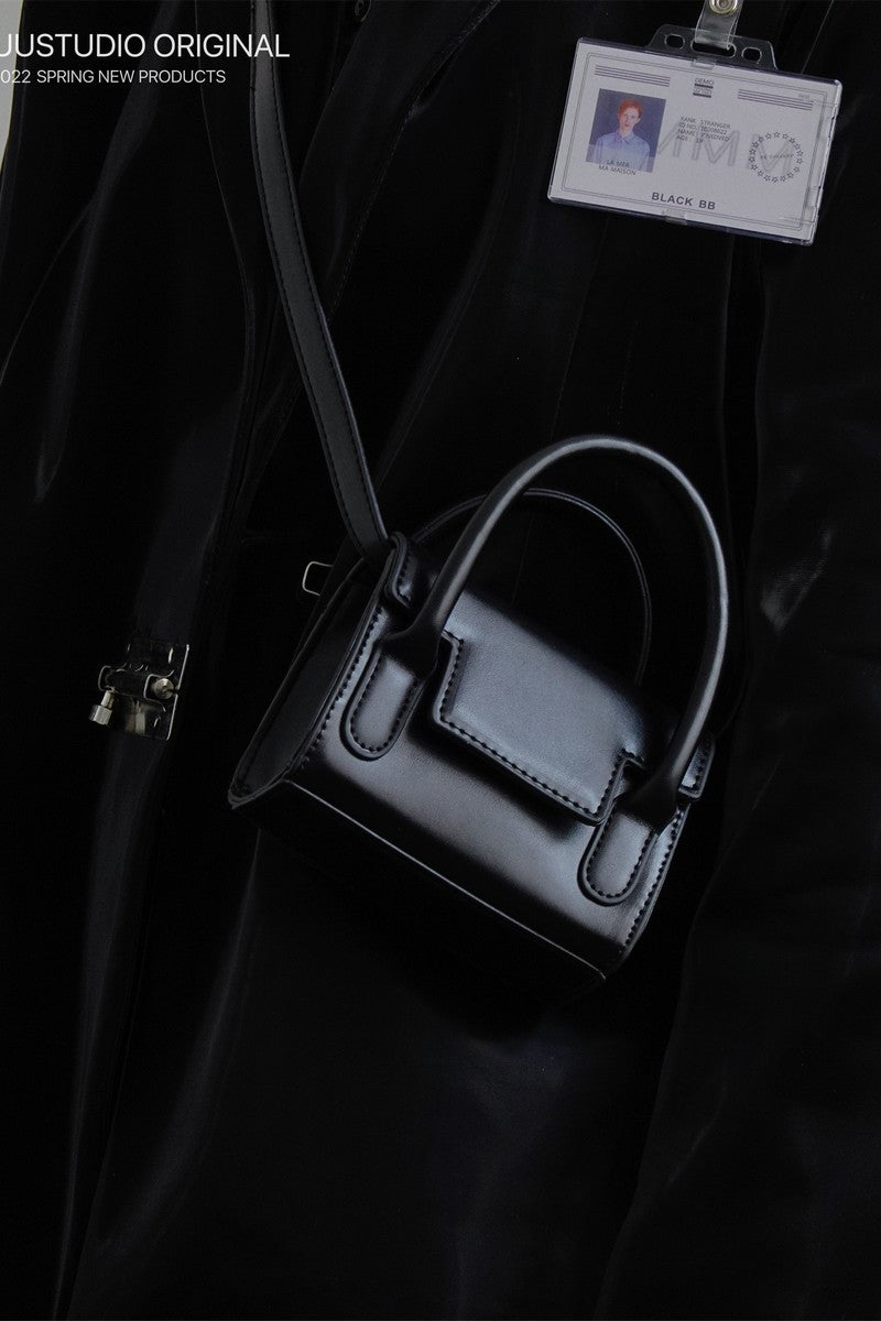 Minimal Pu Leather Crossbody Bag