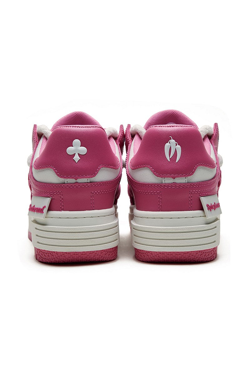 Fashion Pink Chunky Sneakers