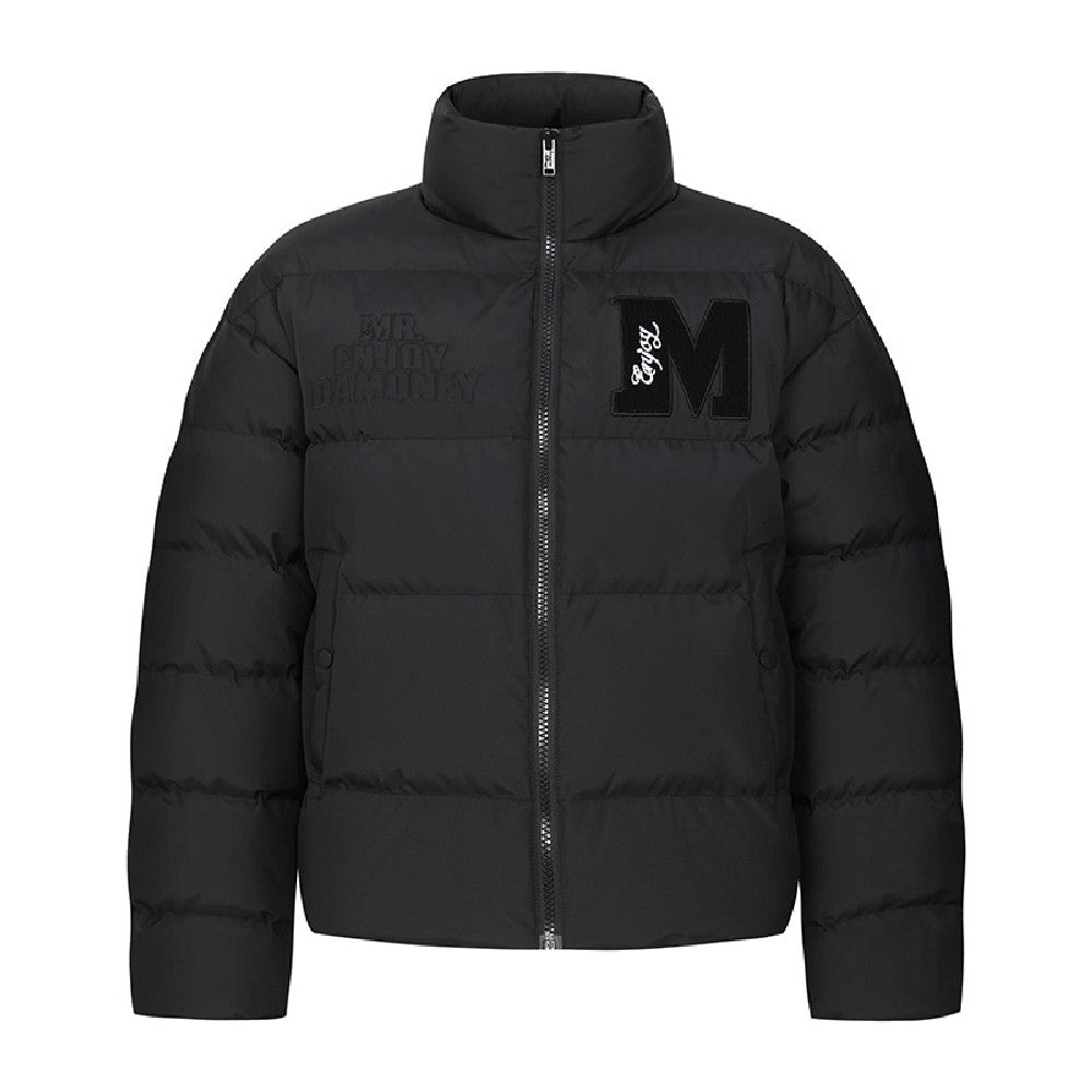 Velcro Logo Puffer Jacket