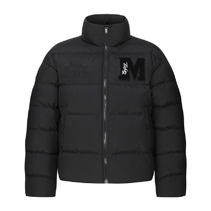 Velcro Logo Puffer Jacket