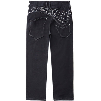 RMY Logo Irregular Denim