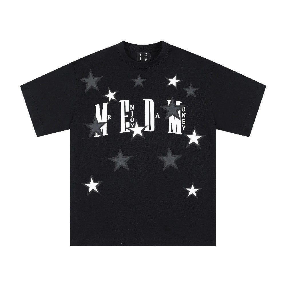 Stars Print Logo Tee