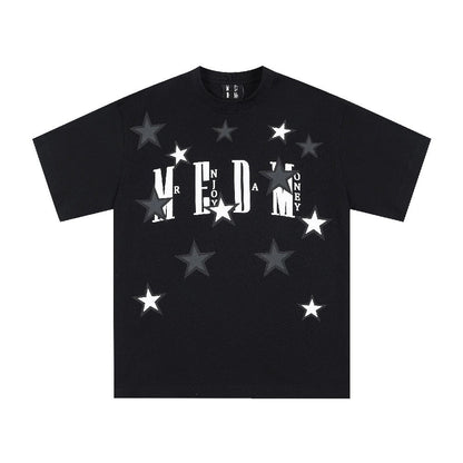 Stars Print Logo Tee