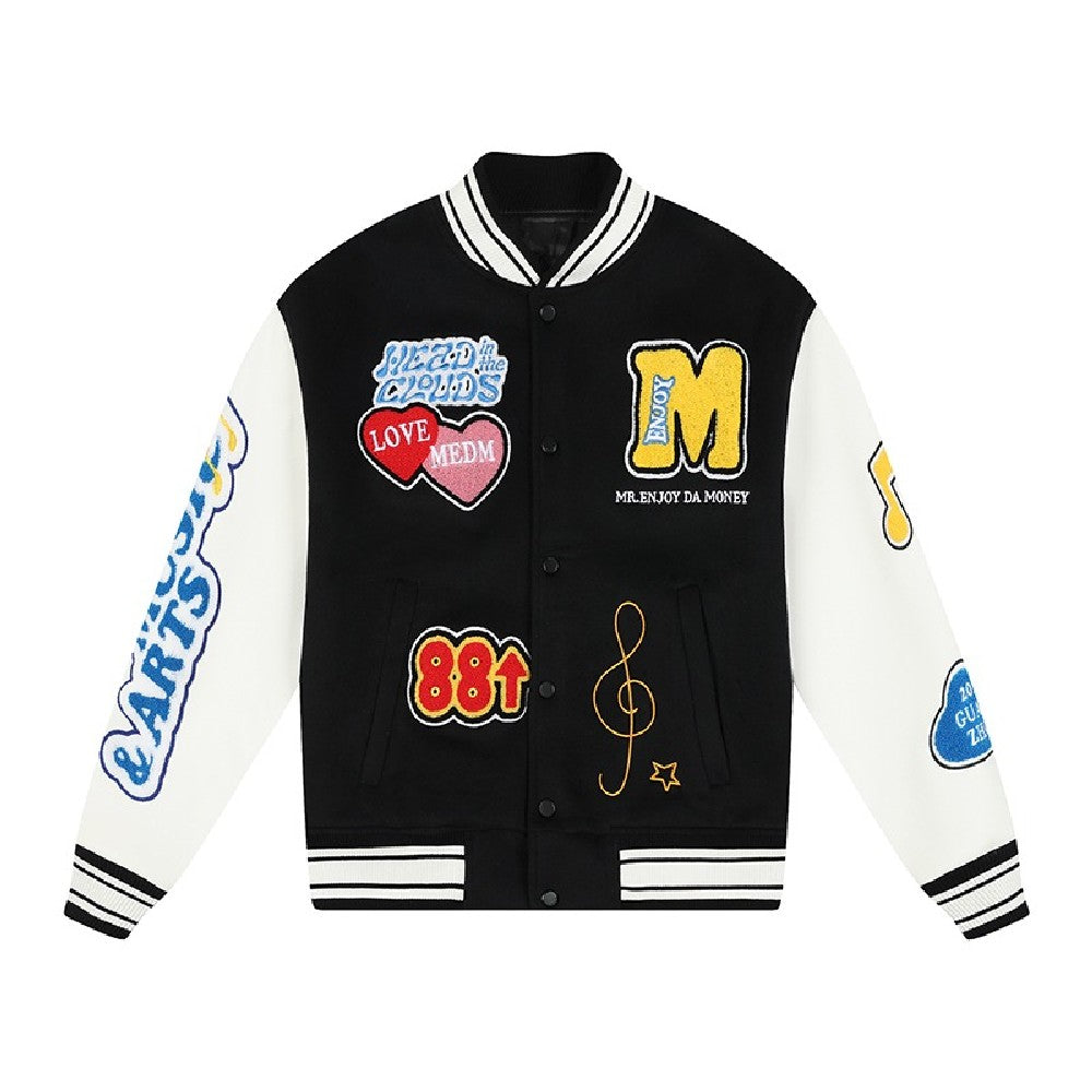 Sherpa Patches Varsity Jacket