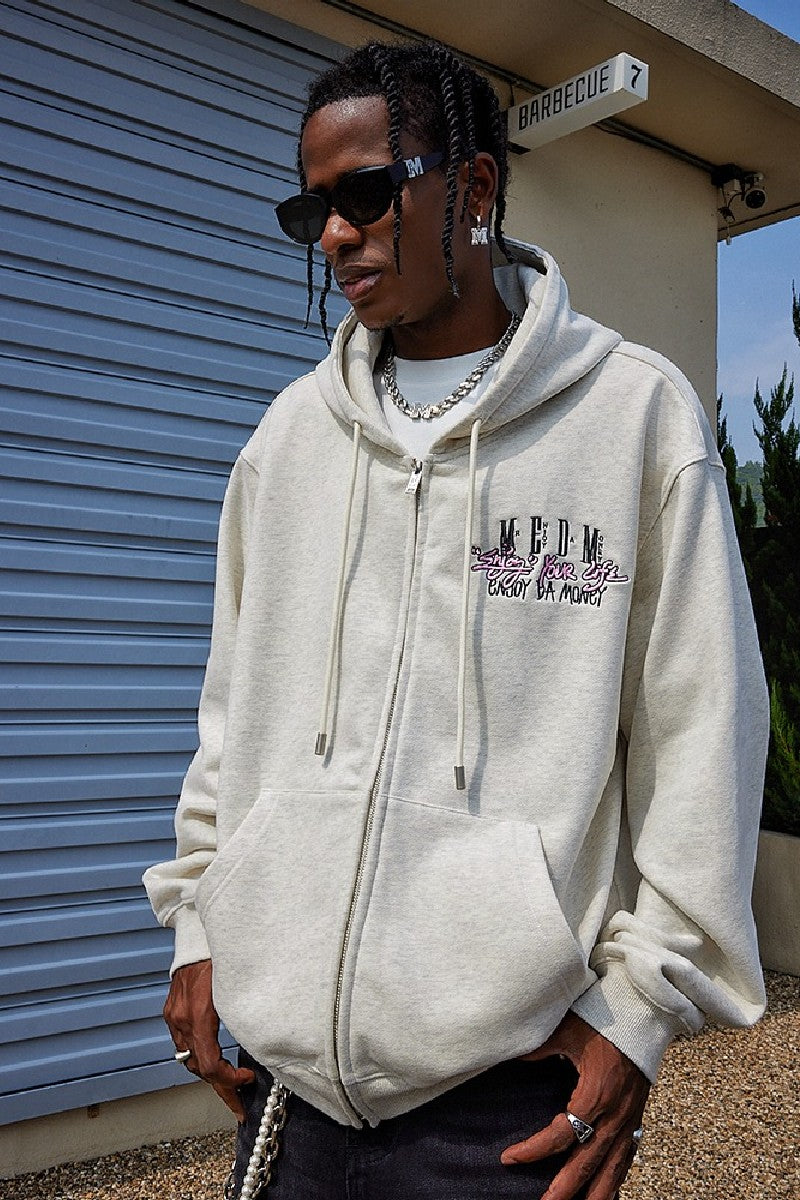 Enjoy Your Life Zip Up Hoodie