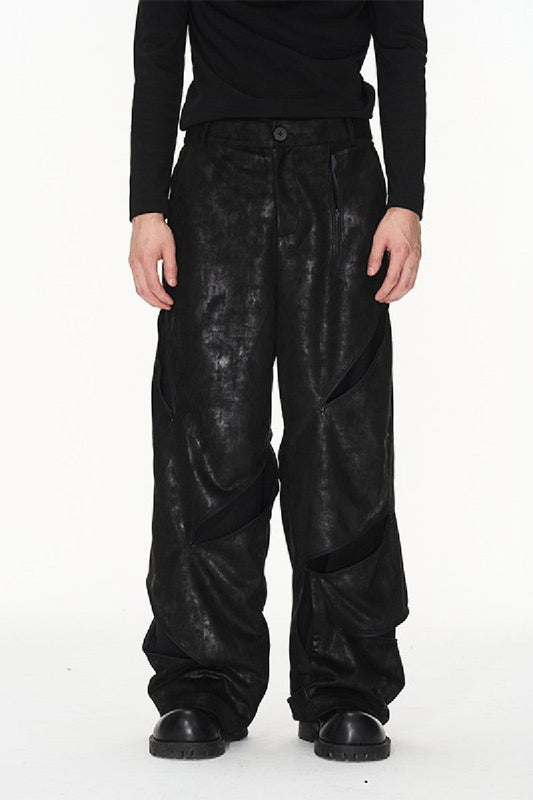 Zipper Loose Trousers