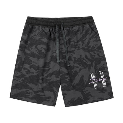 Camo Nylon Shorts