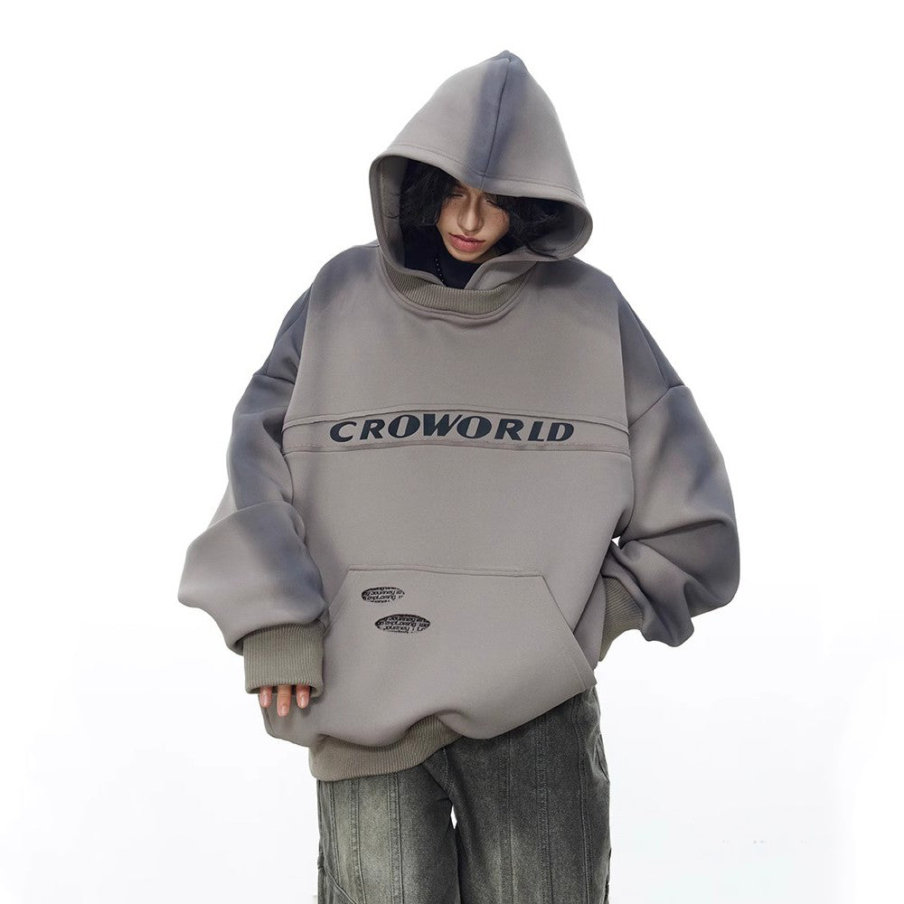 Distressed Logo Hoodie