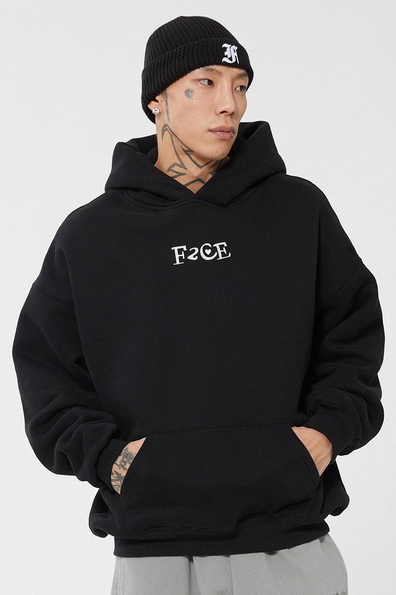 Foam Print Logo Hoodie