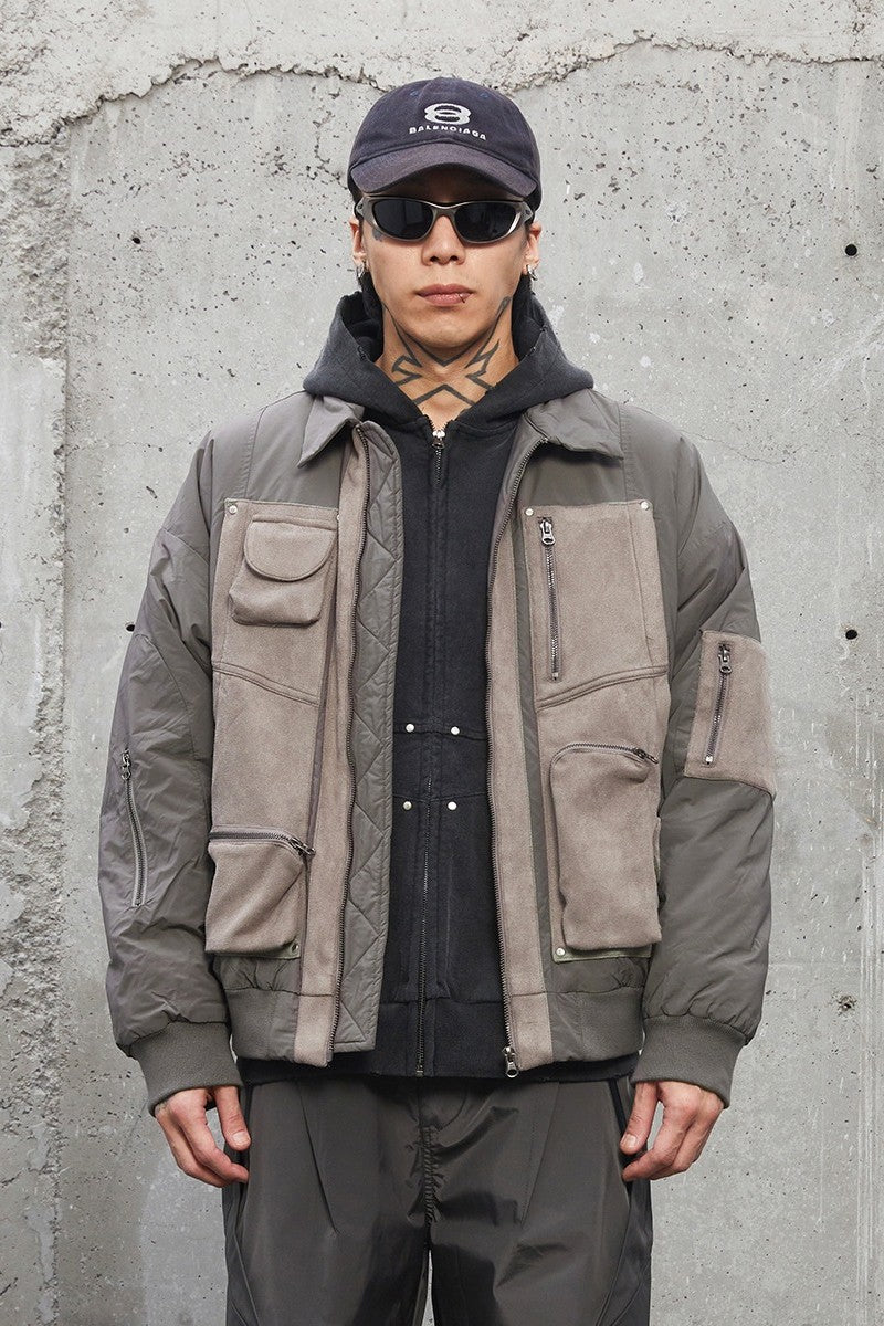 Multi Pocket Bomber Jacket