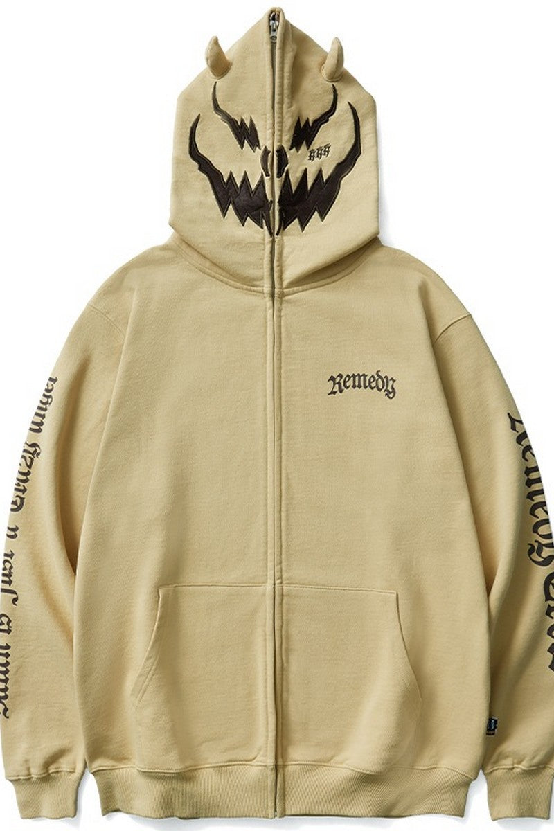 RMY Clown Face Zip Up Hoodie