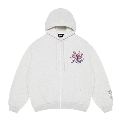 Logo Zip-Up Hoodie