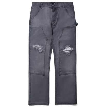 RMY Distressed Patch Washed Trousers