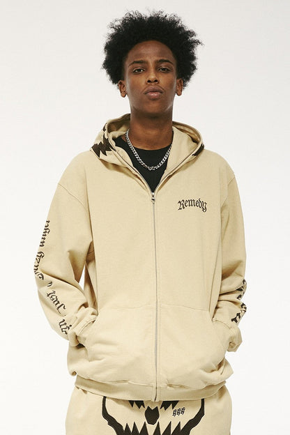 RMY Clown Face Zip Up Hoodie