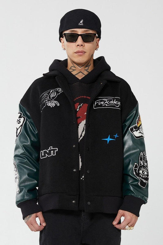 Adepth Wool Varsity Jacket