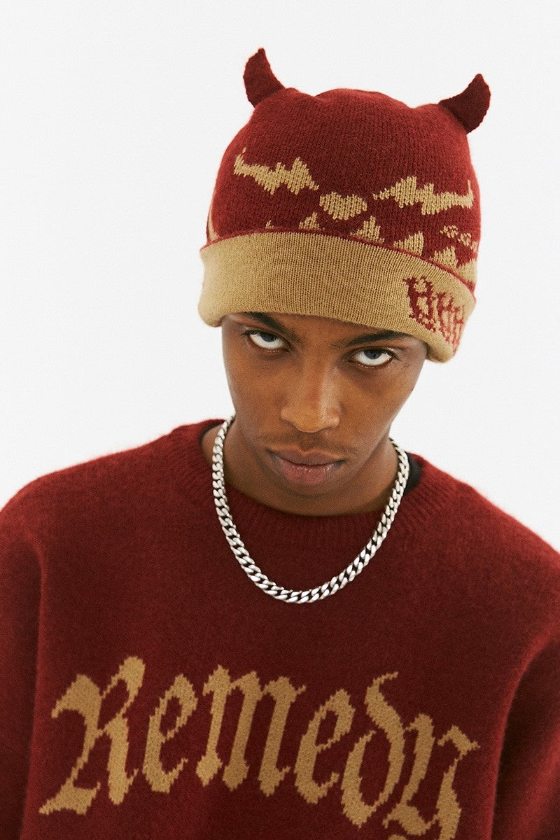 RMY Clown Face Knit Hat