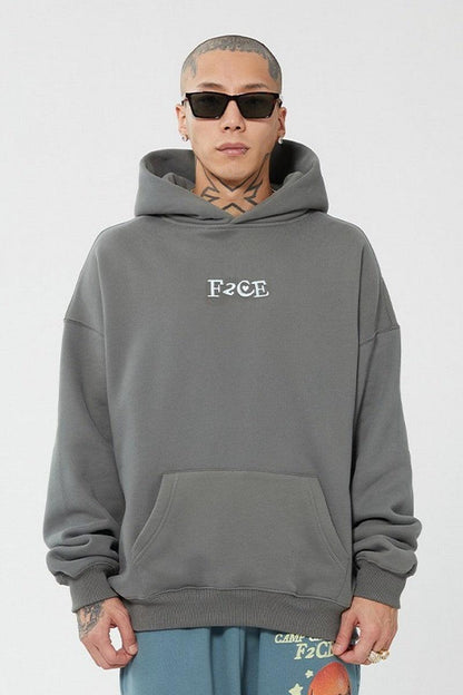 Foam Print Logo Hoodie