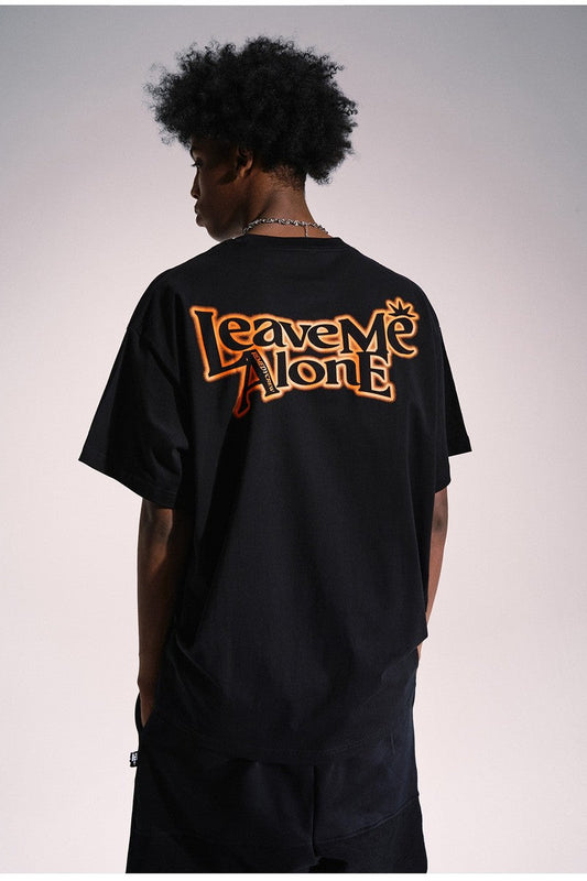 Leave Me Alone Print Tee