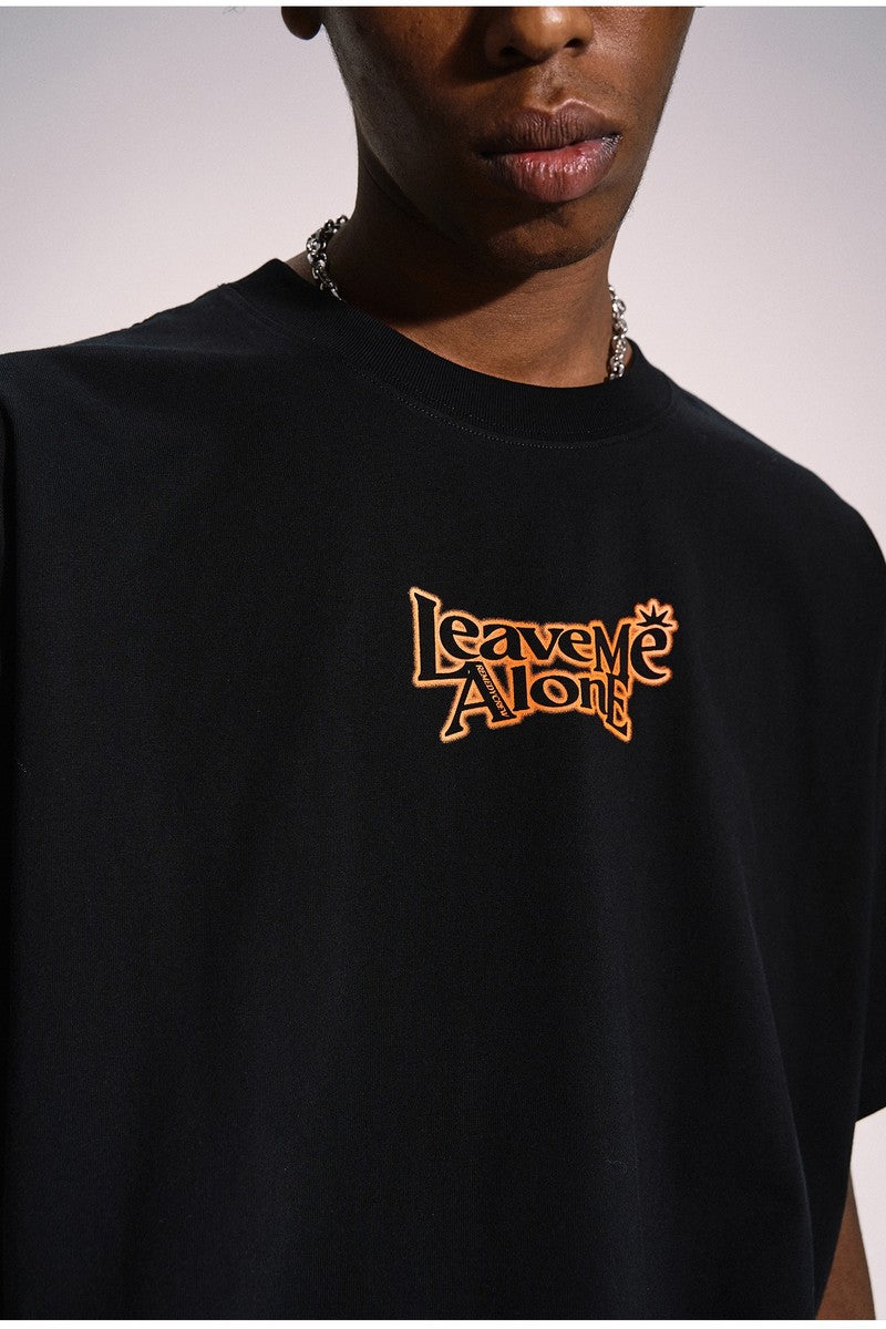 Leave Me Alone Print Tee