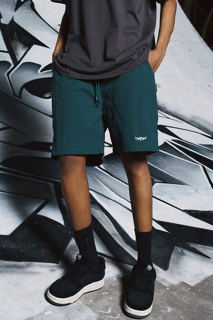 Nylon Logo Shorts