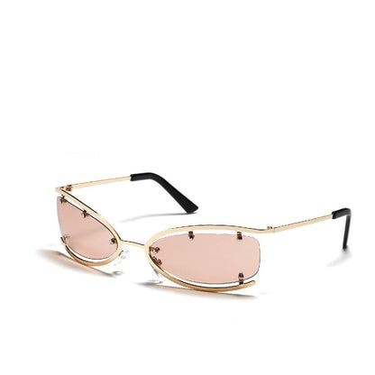 Deconstructed Frame Sunglasses