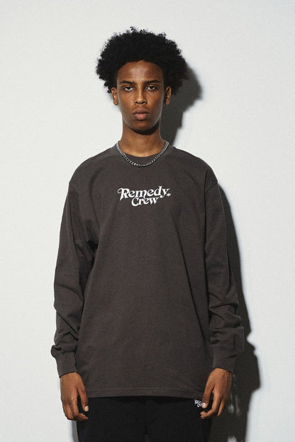 RMY Crew Gothic Font L/S Tee