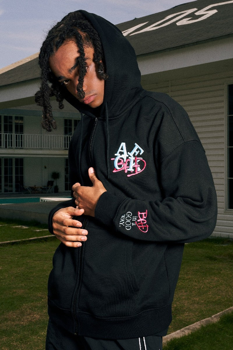 Logo Zip-Up Hoodie