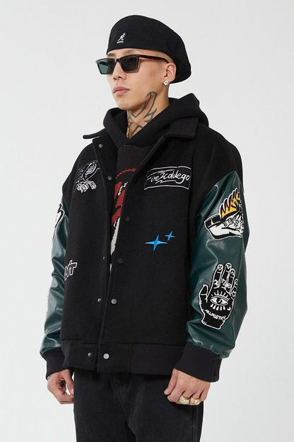 Adepth Wool Varsity Jacket