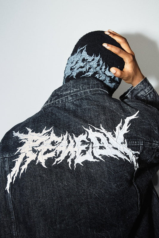 RMY Logo Print Denim Jacket