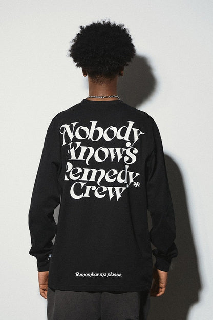 RMY Crew Gothic Font L/S Tee