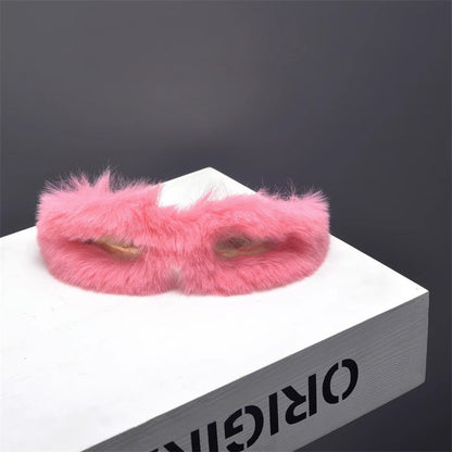 Furry Narrow Sunglasses